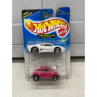 Xe mô hình đồ chơi cơ bản Hotwheels 1:64 - Pack 2 - VW Beetle - Jaguar XJ220