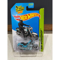 Xe mô hình đồ chơi cơ bản Hotwheels 1:64 - Motor - Harley Davidson Fat Boy