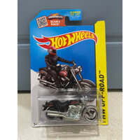 Xe mô hình đồ chơi cơ bản Hotwheels 1:64 - Motor - Harley Davidson Fat Boy