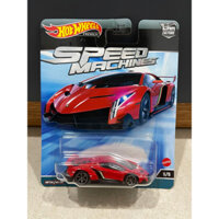 Xe mô hình đồ chơi Hotwheels 1:64 PREMIUM - SPEED MACHINE - Lamborghini Veneno