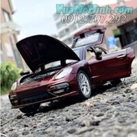 Xe mô hình đồ chơi ô tô Porsche Panamera tỉ lệ 1:24 kim loại, mở được cửa