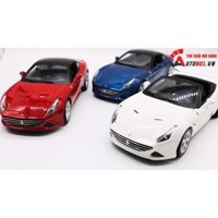 XE MÔ HÌNH FERRARI CALIFORNIA T CLOSED TOP CÓ MUI - KHÔNG MUI 1:18 BBURAGO