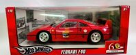 Xe mô hình FERRARI F40 60th Anniversary HOTWHEELS tỉ lệ 1:18