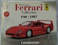 Xe mô hình FERRARI F40 DEAGOSTINI tỉ lệ 1:24