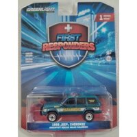 Xe mô hình Greenlight 2022 first responders series 1 1998 jeep Cherokee