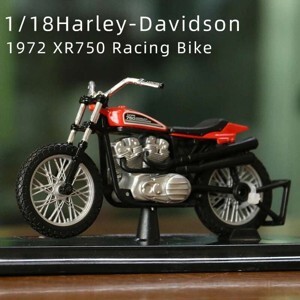 Xe mô hình Harley Davidson 1972 Xr750 Racing Bike 1:18 Maisto