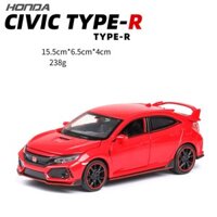 XE MÔ HÌNH HONDA CIVIC R, CHẤT LIỆU KIM LOẠI CHẠY CÓT