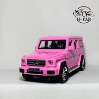 Xe mô hình hợp kim Mercedes-Benz G500  tỉ lệ 1:32 màu hồng