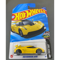 Xe Mô Hình Hot Wheels 1/64 - 2020 Koenigsegg Jesko (màu vàng)
