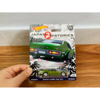 Xe mô hình Hot Wheels 2018 Car Culture Japan Historics 2 Nissan Laurel 2000 SGX FLC05