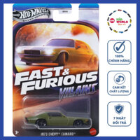 Xe mô hình Hot Wheels Fast & Furious Villains Series 1973 Chevy Camaro JBY37.