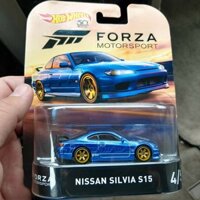 Xe mô hình Hot Wheels Nissan Silvia S15 Forza Motorsport Retro Entertainment