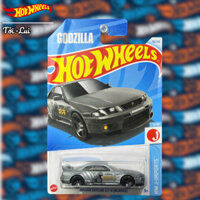 Xe mô hình Hot Wheels Nissan Skyline GT-R Godzilla - Gray - tỉ lệ 1:64