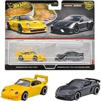 Xe mô hình Hot Wheels Porsche 993 GT2/Porsche 718 Cayman GT4 Pack 2