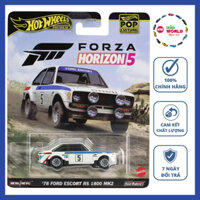 Xe mô hình Hot Wheels Premium Forza Horizon 5 Series '78 Ford Escort RS 1800 MK2 HKC23, bánh cao su.