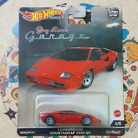 Xe Mô Hình Hot Wheels Premium Lamborghini countach lp500s