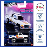 Xe mô hình Hot Wheels Tubular Trucks Series 1987 Toyota Pickup Truck HRR98.