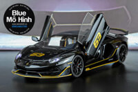 Xe mô hình Lamborghini Aventador SVJ Roadster 1:18 Đen