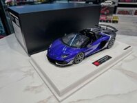 XE MÔ HÌNH LAMBORGHINI AVENTADOR SVJ ROADSTER 2 TONE,TỶ LỆ 1/18 MAKE UP