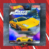 Xe Mô Hình - Lamborghini Gallardo LP570-4 *Fast & Furious* hãng Hot Wheels Premium ( tỉ lệ 1:64 ) Full Card