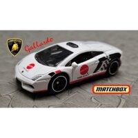 Xe mô hình Matchbox 1/64 Lamborghini Gallardo Police Car (new)