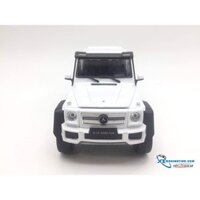 Xe Mô Hình Mercedes-Benz G63 6X6 1:24 Welly ( Trắng )