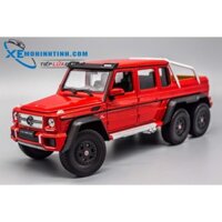 Xe Mô Hình Mercedes Benz G63 6X6 1:24 Welly ( Đỏ )