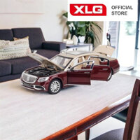 Xe mô hình MERCEDES BENZ S600 Maybach 1:24 XLG bằng hợp kim đèn led âm thanh