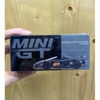 Xe mô hình MINI GT 1/64 Lamborghini Aventador SVJ 63 Roadster Nero Aldebaran Black (Right Handle)