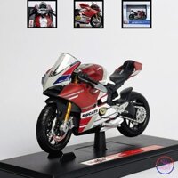 Xe mô hình mô tô Ducati V4s TẶNG KÈM BIỂN SỐ tỉ lệ 1:18 hãng Maisto