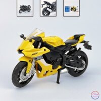 Xe mô hình mô tô Yamaha YZF-R1 TẶNG KÈM BIỂN SỐ tỉ lệ 1:18 hãng CaiPo