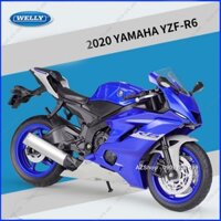 Xe Mô Hình Moto Yamaha YZF-R6 - Tỉ Lệ 1:12 - Welly