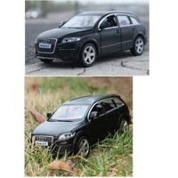 Xe mô hình ô tô Audi Q7 tỉ lệ 1:36 xe bằng sắt chạy cót mở 2 cửa xe