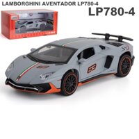 Xe mô hình ô tô Lamborghini đồ chơi trẻ em tỉ lệ 1:32 có âm thanh và đèn mở các cửa