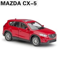 Xe mô hình ô tô Mazda CX5 tỉ lệ 1:36 xe bằng sắt chạy cót mở cửa xe