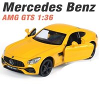 Xe mô hình ô tô RMZ Mercedes Benz AMG GTS tỉ lệ 1:36 xe bằng kim loại xe đồ chơi trẻ em