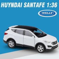 Xe mô hình ô tô Santafe ,camry, Range rover , mercedes mini tỉ lệ 1:36 bằng kim loại hãng Welly xe đồ chơi trẻ em