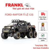 Xe Mô Hình OTO Giá Rẻ Ford Raptor F150, Chất Liệu Hợp Kim Chắc Chắn, Âm Thanh Ánh Sáng Sống Động, Tỉ Lệ 1:28