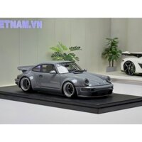 XE MÔ HÌNH PORSCHE RWB JONSIBAL GREY,TỶ LỆ 1/18 GTSPIRIT