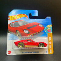 Xe mô hình siêu xe Hot Wheels Lamborghini Miura SV - tỷ lệ 1:64, Short card