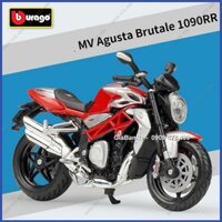 XE MÔ HÌNH TỈ LỆ 1:18 - MOTO AGUSTA BRUTALE 1090R - BBURAGO - 8862.2