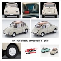 Xe Mô Hình Tĩnh Tomytec Minicar LV-173c Subaru 360 (Beige) 61 year
