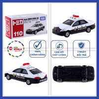 Xe mô hình Tomica Box Cảnh sát Police Toyota Crown Patrol Car. No.110. Tỷ lệ 1:69.