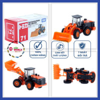 Xe mô hình Tomica Box Tải cần cẩu Hitachi Construction Machinery Wheel Loader ZW220. No.71. Tỷ lệ 1:110.