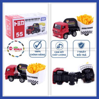 Xe mô hình Tomica Box Tải Isuzu Giga Fried Potato Car. No.55.