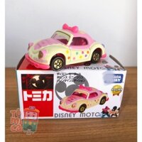 Xe mô hình tomica disney Poppins chuột Minnie Happy White Day chấm bi nhiều màu - Có hộp