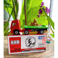 Xe mô hình tomica Hino Profia No.24 chở gấu - tomica event - Có hộp