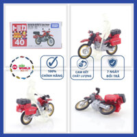 Xe mô hình Tomica Moto Box Fire Fighting Motocycle Quick Attacker. No.40. Tỷ lệ 1:32.