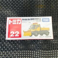 Xe mô hình Tomica Mercedes-Benz Unimog Snowplow No.22 - Chính hãng Takara Tomy