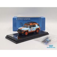 Xe Mô Hình Toyota FJ Cruiser 1/64 Street Weapon ( Gulf ) - Limited 500pcs